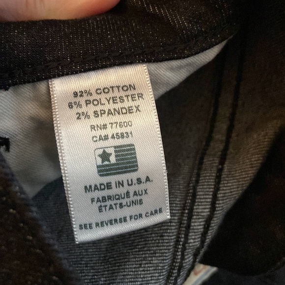 NWT Sandrine Rose Mixed Denim Zipper Jeans, size 27 - Picture 9 of 9